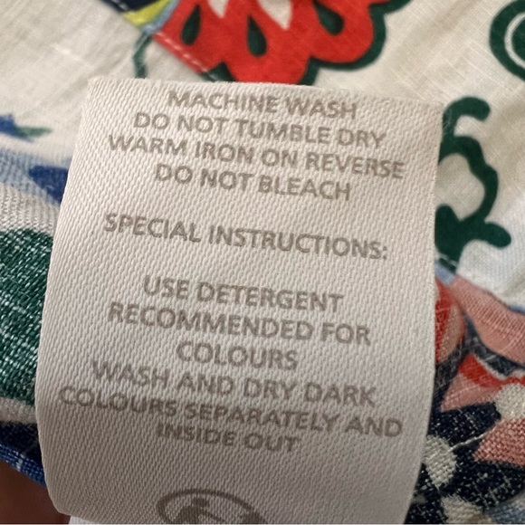 BODEN Linen Floral Print Tunic Dress - Picture 10 of 11